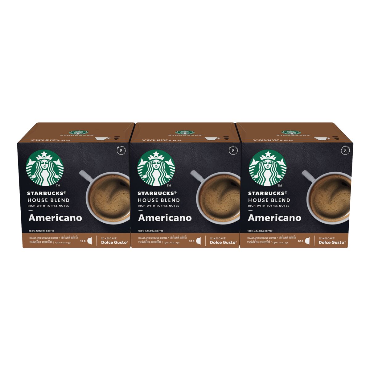 Starbucks 12Piece Americano Coffee Capsules STARBUCKS All Brands
